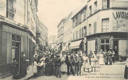 CPA FRANCE 75020 "Paris, Rue des Amandiers"