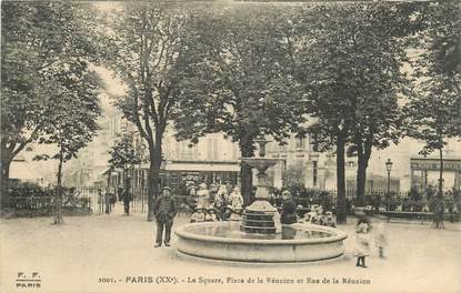 CPA FRANCE 75020 "Paris, Place de la Réunion"