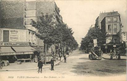 CPA FRANCE 75020 "Paris, rue Ordener"