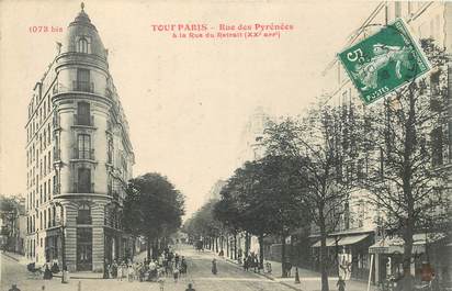 CPA FRANCE 75020 "Paris, rue des Pyrénées"