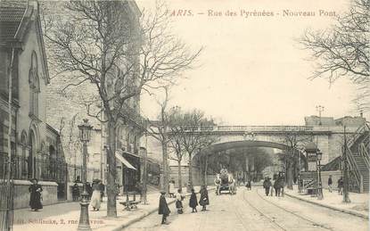 CPA FRANCE 75020 "Paris, rue des Pyrénées"