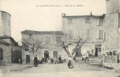 / CPA FRANCE 83 "Le Castellet, place de la mairie"