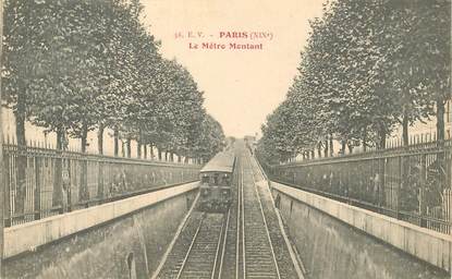 CPA FRANCE 75019 "Paris, Le métro"