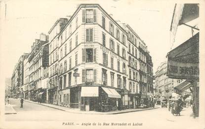 CPA FRANCE 75018 "Paris, Angle de la rue Marcadet et Labat"