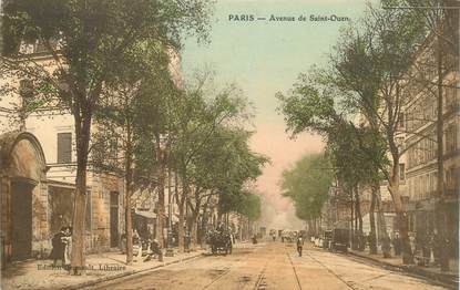 CPA FRANCE 75018 "Paris, Avenue de Saint Ouen"
