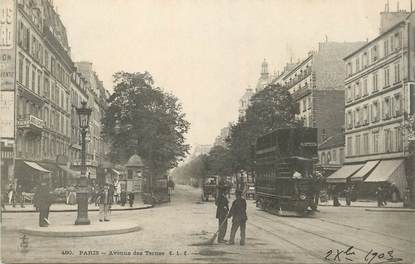 CPA FRANCE 75017 "Paris, avenue des Ternes"