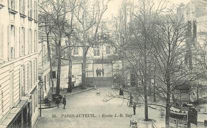 CPA FRANCE 75016 "Paris, Ecole JB Say"