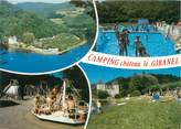 19 Correze CPSM FRANCE 19 "Argentat, le camping château Le Gibanel"