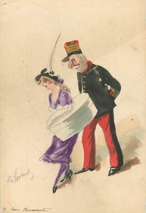 CPA ILLUSTRATEUR / DESSIN ORIGINAL DE  ROBERTY "Femme et chapeau"