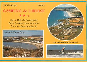 CPSM FRANCE 29 "Plomodiern, camping de l'Iroise"