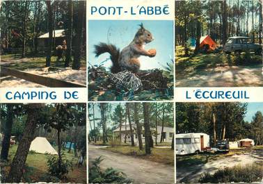 CPSM FRANCE 29 "Pont l'Abbé, camping de l'écureuil"