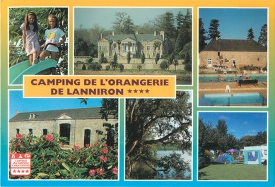 CPSM FRANCE 29 "Quimper, Castel Camping de l'orangerie de Lanniron"