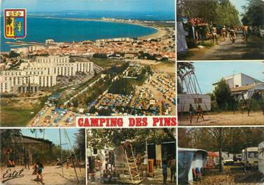 CPSM FRANCE 30 "Le Grau du Roi, camping des Pins"