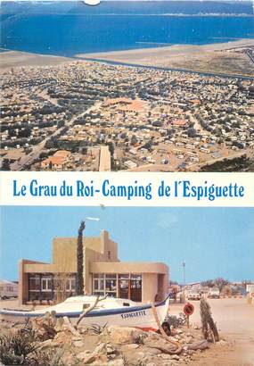 CPSM FRANCE 30 "Le Grau du Roi, camping de l'Espiguette"