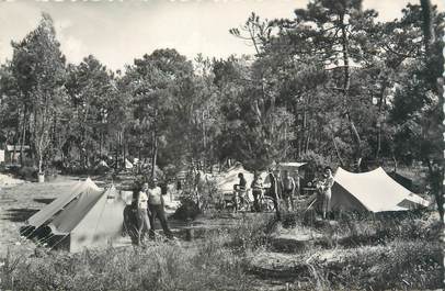 / CPSM FRANCE 33 "Andernos Les Bains, les campeurs"