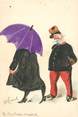 Illustrateur CPA ILLUSTRATEUR / DESSIN ORIGINAL DE  ROBERTY  "le curé sous le parapluie"