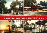 33 Gironde / CPSM FRANCE 33 "Andernos Les Bains, camping Fontaine Vieille "