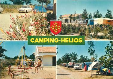 / CPSM FRANCE 34 "Vias sur Mer, camping Hélios "