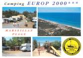 34 Herault / CPSM FRANCE 34 "Marseillan plage, camping Europ 2000"