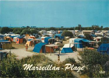 / CPSM FRANCE 34 "Marseillan plage" / CAMPING