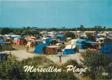 34 Herault / CPSM FRANCE 34 "Marseillan plage" / CAMPING