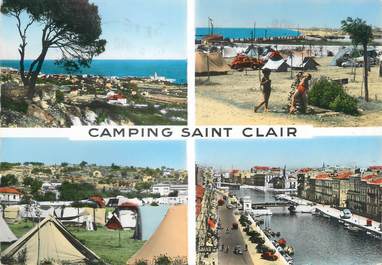 / CPSM FRANCE 34 "Sète et ses environs, camping Saint Clair"