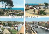 34 Herault / CPSM FRANCE 34 "Sète et ses environs, camping Saint Clair"