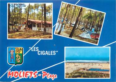 / CPSM FRANCE 40 "Moliets plage, le camping Les Cigales"