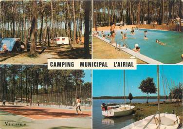 / CPSM FRANCE 40 "Soustons, camping municipal l'Airial"