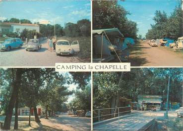 / CPSM FRANCE 66 "Argelès sur Mer, le camping La Chapelle" / AUTOMOBILE