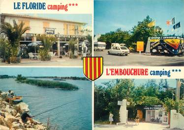 / CPSM FRANCE 66 "Le Barcares" / CAMPING