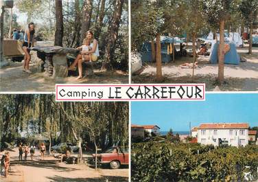 / CPSM FRANCE 66 "Argeles Plage, camping Le Carrefour"