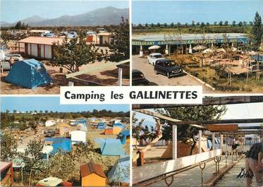 / CPSM FRANCE 66 "Argelès sur Mer, camping Les Galinettes"