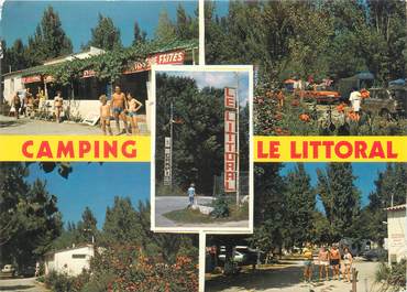 / CPSM FRANCE 66 "Argelès sur Mer, camping Le Littoral "