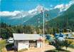 / CPSM FRANCE 74 "Les Houches, camping du Petit Pont"