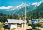 74 Haute Savoie / CPSM FRANCE 74 "Les Houches, camping du Petit Pont"