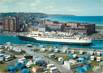 / CPSM FRANCE 76 "Dieppe, le Villandry dans le chenal" / CAMPING / BATEAU