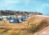 76 Seine Maritime / CPSM FRANCE 76 "Quiberville sur Mer, le camping et vue sur le Bourg"