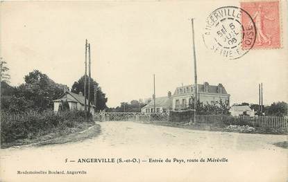 CPA FRANCE 91 "Angerville, Rte de Méréville"