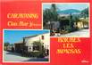 / CPSM FRANCE 83 "Bormes Les Mimosas, caravaning Clau Mar Jo" / CAMPING