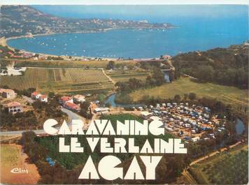 / CPSM FRANCE 83 "Agay, camping Le Verlaine"