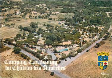 / CPSM FRANCE 83 "Puget sur Argens, camping du château des Aubrèdes"