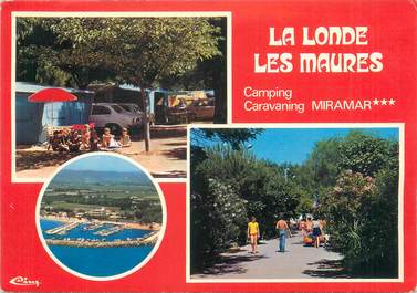 / CPSM FRANCE 83 "La Londe des Maures, camping Miramar"