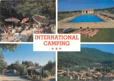 / CPSM FRANCE 83 "Aups, international camping"