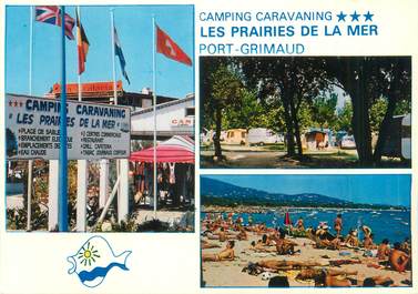 / CPSM FRANCE 83 "Port Grimaud, camping les prairies de la mer"