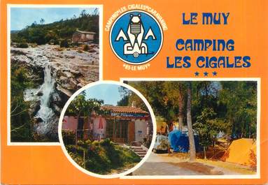 / CPSM FRANCE 83 "Le Muy, camping les cigales"