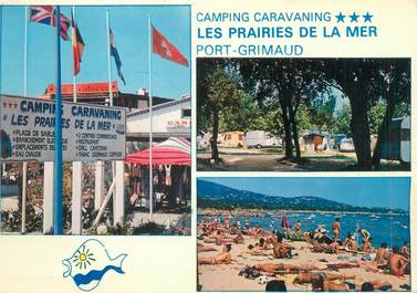 / CPSM FRANCE 83 "Port Grimaud, camping les prairies de la mer "