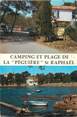 83 Var / CPSM FRANCE 83 "Saint Raphaël, camping et plage de la Péguière"