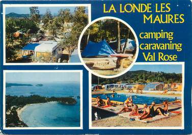 / CPSM FRANCE 83 "La Londe les Maures, camping Val Rose"