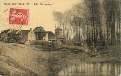 CPA FRANCE 77 "Isles les Villenoy, Ile Charlemagne"
